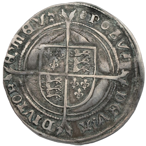 47 - Edward VI silver Shilling, fine issue (1551-1553), tun mintmark (S 2482, North 1937). Obverse: facin... 