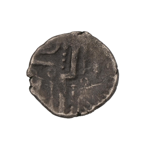 5 - Durotriges, Duro Boat Dots type silver Quarter Stater (S 368, ABC 2211). Obverse: three men in a boa... 