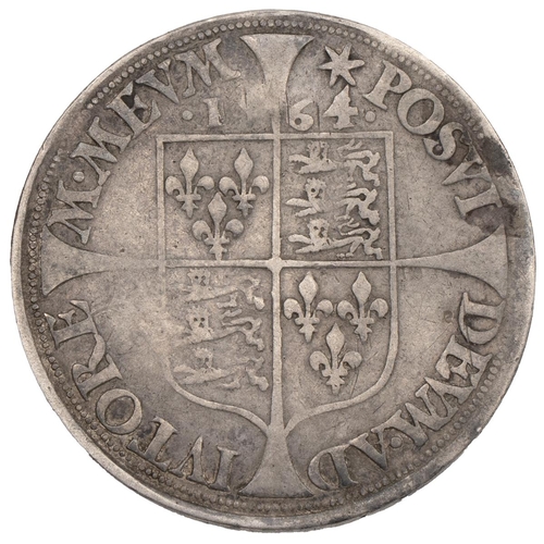 63 - 1564/3 Elizabeth I silver Sixpence, milled issue, raised rim, star mintmark (S 2598A, North 2028). O... 