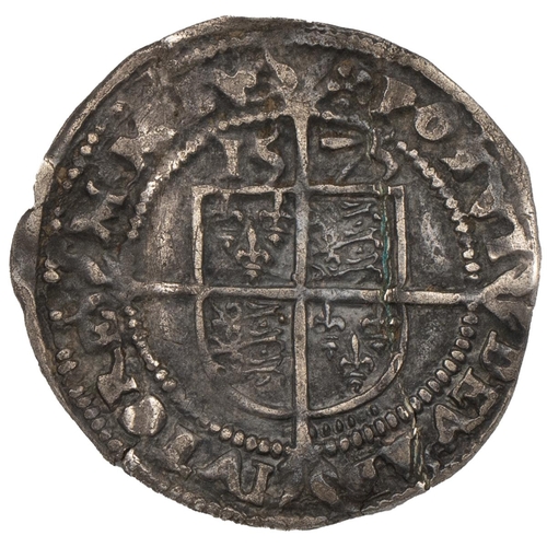 65 - 1575 Elizabeth I silver Threepence, third/fourth coinage, eglantine mintmark (S 2566, North 1998). O... 