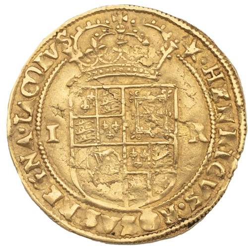 73 - James I gold Double Crown, second coinage (1604-1619), mullet mintmark (S 2623, N 2088). Obverse: fi... 