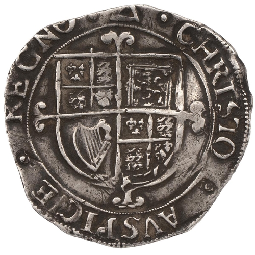 95 - Charles I (1625-1649) silver Shilling, Tower under the king, group F, triangle mintmark (S 2799, Nor... 