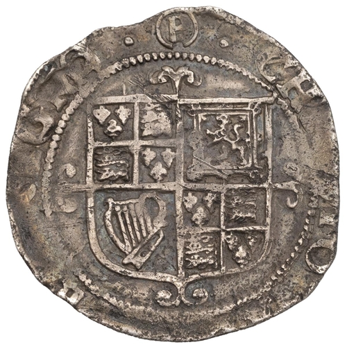 98 - Charles I (1625-1649) silver Shilling, Tower under Parliament, group F, (P) mintmark (S 2800, North ... 