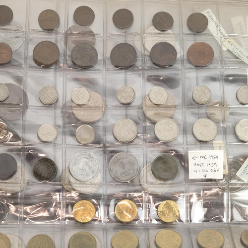 28 - Two (2) folders of 20th-century British coinage with a small number of pre-1920 and pre-1947 silver ... 