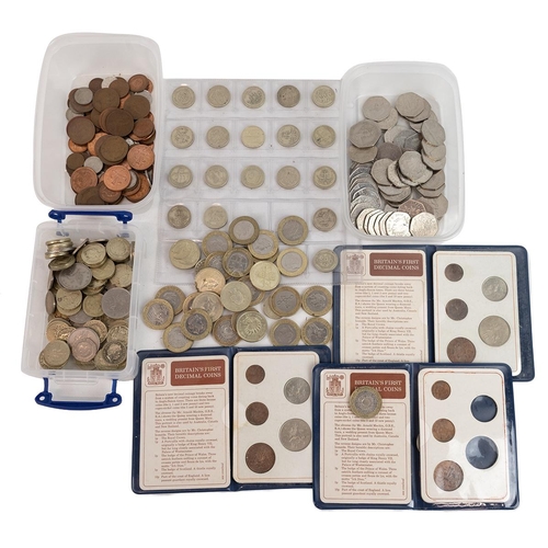 78 - Collection of modern British decimal coinage including special design £2 and £1 coins, all legal ten... 