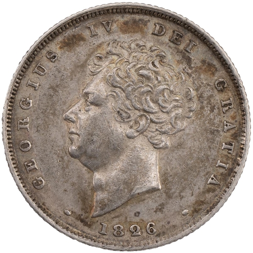 104 - 1826 George IV silver Shilling (S 3812). Grade: VF - Very Fine.