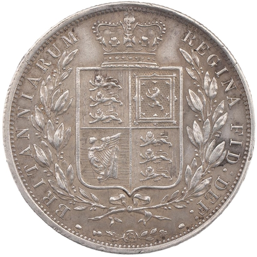 124 - 1886 Victoria silver Halfcrown (S 3889). Grade: gF - good Fine.