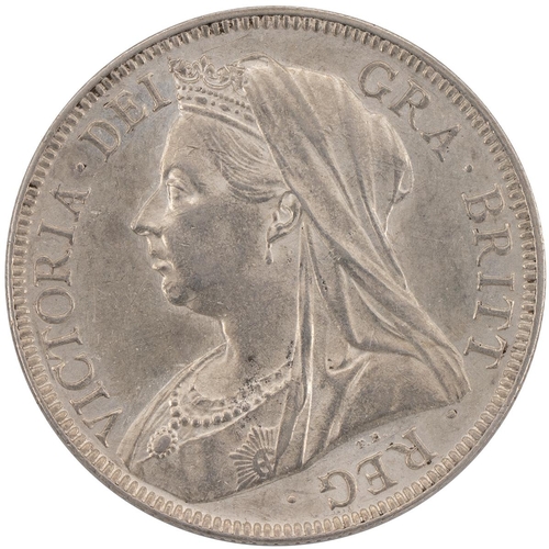 126 - 1897 Victoria silver Halfcrown (S 3938). Grade: EF+ - Extremely Fine or better.