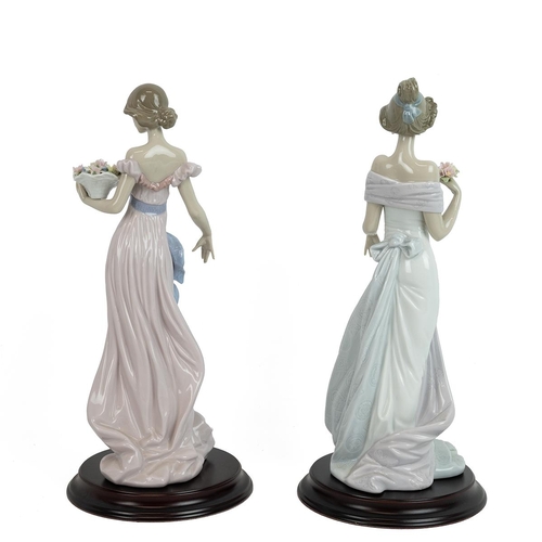 176 - lladro Summer Infatuation and Spring Flirtation figures (2)