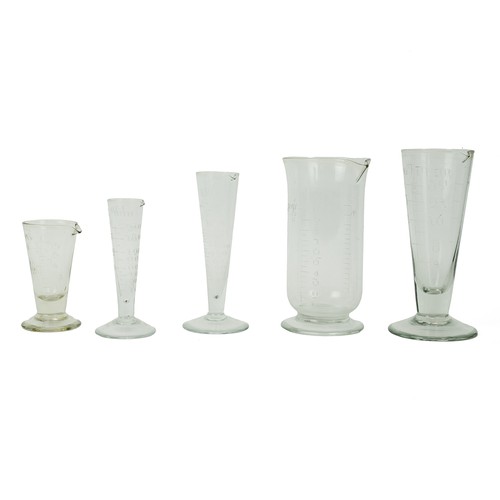 215 - Collection of Glassware to include 2 x Lemonade Bottles and cod bottles, pharmaceutical named medica... 