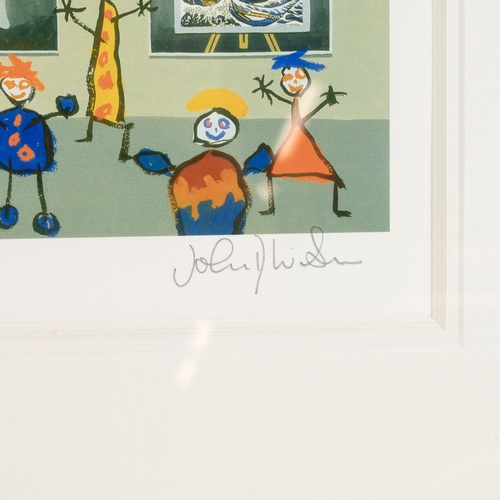 253 - John Wilson (b. 1942) Limited edition print 'Window Shopping 11' No 41/495 signed in pencil lower ri... 