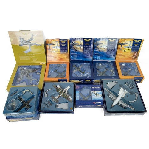 264 - Collection of boxed Corgi Aviation Archive aeroplanes. Handley Page Victor K.2 AA31603; Avro Lancast... 