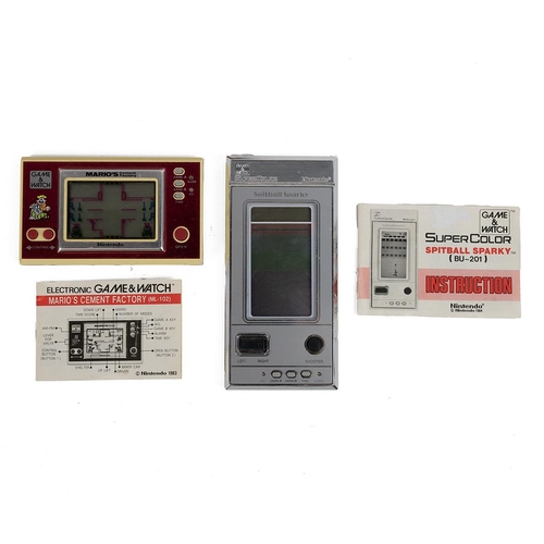 269 - Boxed Nintendo Game & Watch- Snoopy Tennis, Widescreen, SP-30, c1982 & Safebuster, JB-63, c1... 