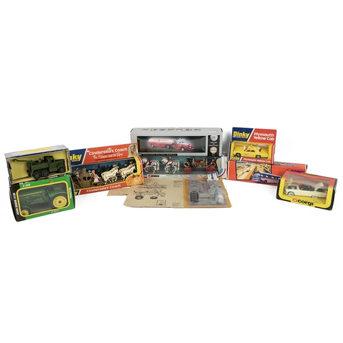 279 - Boxed Corgi and Dinky model vehicles. Dinky Recovery Tractor 661; Dinky Kit metal Lunar Roving Vehic... 