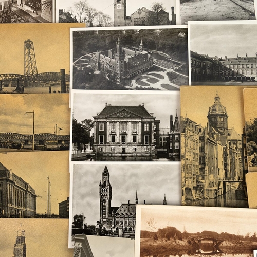 280 - Collection of mostly continental & Dutch interwar postcards, pictorial, buildings and everyday l... 