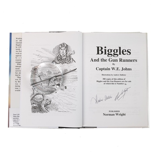 284 - Captain W.E.Johns Biggles' limited editions published by Norman Wright to include: 'Biggles and the ... 