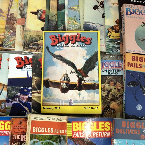 285 - Captain W.E.Johns Biggles collection of 102 paper backs (dating from the 1970's and later), 3 hardba... 