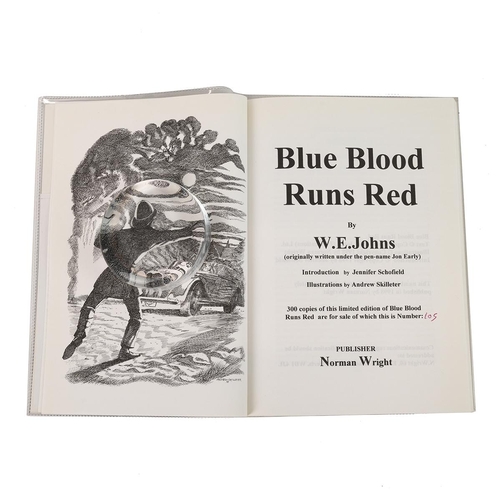 287 - Captain W.E. Johns - four limited edition novels published by Norman Wright: 'Dr Vane Answers the Ca... 