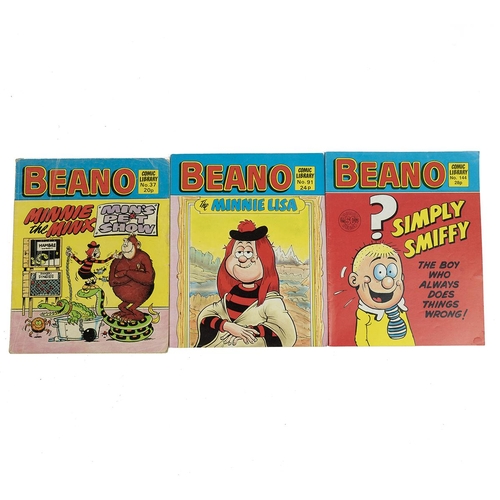 293 - Comprehensive collection of 400 Comic Library special Small Format Beano's in three boxes.