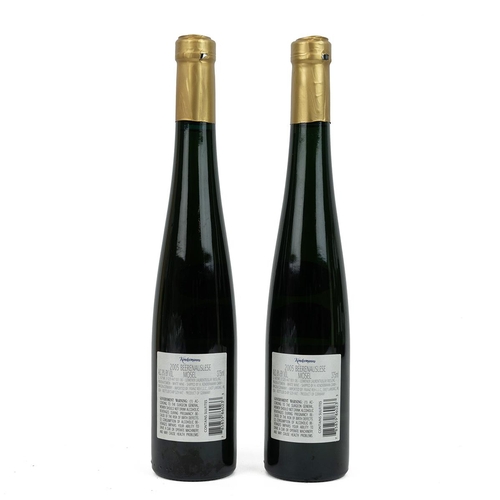 323 - Kendermanns Riesling Beerenauslee 2005 - two bottles each 37.5cl 8% alc/vol, Fill high, labels good,... 