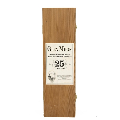 344 - Glen Mhor Limited Edition (1215/1926) 25 year old Single Highland Malt bottled from Cask No 1970 116... 