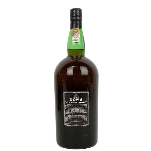 349 - Dow's 1977 Silver Jubilee vintage port 150cl no alc/vol marked, Fill into neck, label lightly scuffe... 