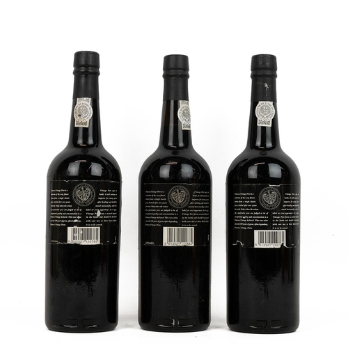 359 - Fonseca vintage port - 2 x 1992 and 1 x 1994, each 75cl 20.5% alc/vol. The 1992 - fill high, one lab... 