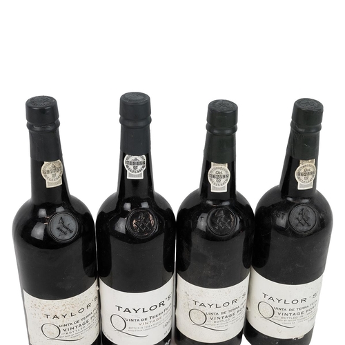 373 - Taylor's Quinta de Terra Feita 2 x 1986, 1 x 1988, 1 x 1996 all 75cl 20.5% alc/vol. Fill high except... 