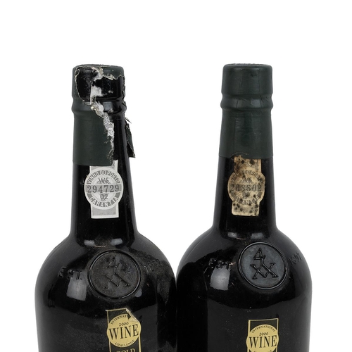 375 - 2 x Taylor's Quinta de Vargellas vintage port 1987, each 75cl 20.5% alc/vol. Fill high, labels lighl... 