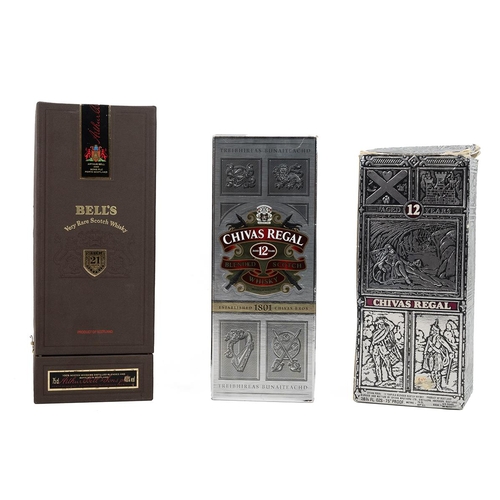 383 - Bell's 21yr old Royal Reserve very rare scotch whiskyin card box 75cl 40% fill high, label good, cap... 