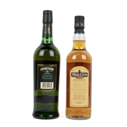 385 - Jameson's Middleton Irish Whiskey 70cl 40% alc/vol owc signed Barry Crockett; and Jamesons 18 yr Lim... 