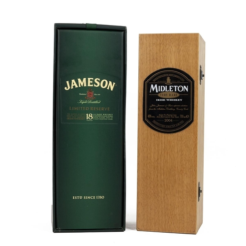 385 - Jameson's Middleton Irish Whiskey 70cl 40% alc/vol owc signed Barry Crockett; and Jamesons 18 yr Lim... 