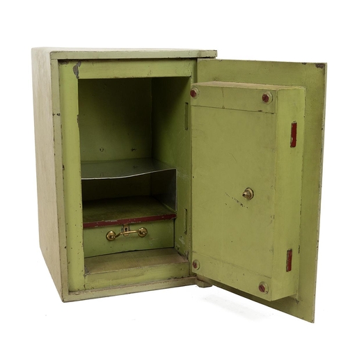 473 - 20th-century Wither's & Sons floor standing safe with internal shell and drawer, L40.5cm x D44cm... 