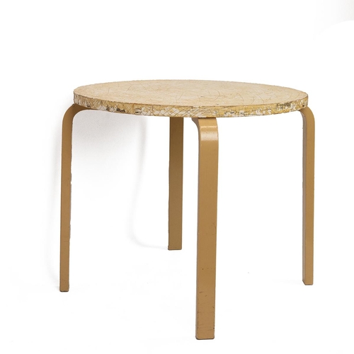 500 - Alvar Aalto for Finmar Ltd, occasional table, with applied label to the underside 