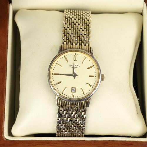 281 - Quantity of wristwatches (13). Including Gents gold plated Rotary watch in box, Accurist, 2x Sekonda... 