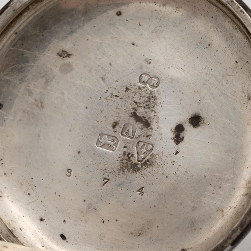 301 - Two silver cased pocket watches. One marked TJ Mansfield, Shaftsbury and another unmarked. Also a go... 