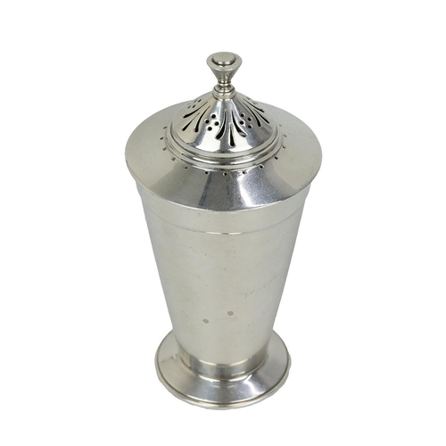 422 - Silver sugar dispenser hallmarked Sheffield 1938 by Roberts & Belk. 168 grams.