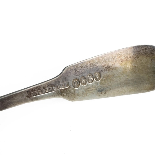 424 - Silver to include: a small ladle hallmarked Dublin 1824 by Walter Peter; a caddy spoon hallmarked, n... 