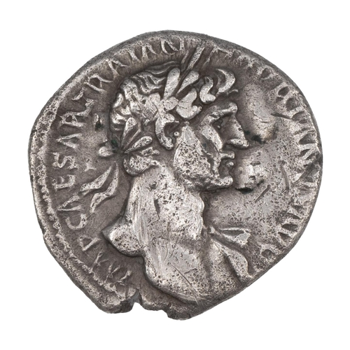 7 - Hadrian (117-138) silver AR Denarius, Rome, 118 AD (RIC II, 42). Obverse: laureate bust, right, 'IMP... 