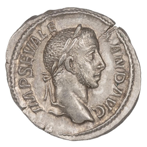 10 - Severus Alexander (222-235 AD) silver Denarius. Obverse: laureate head, right, 'IMP SEV ALEXAND AVG'... 