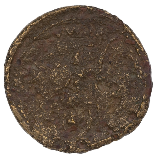 4 - Nero (54-68 AD) orichalcum Sestertius, Lugdunum. Obverse: laureate head right, 'IMP NERO CLAVD CAESA... 