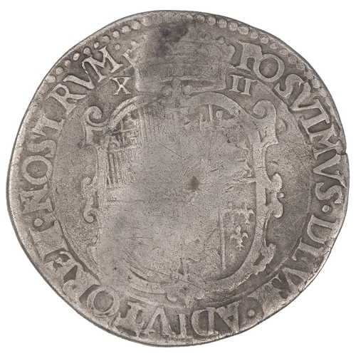 23 - 1555 Philip and Mary silver Shilling, English titles (S 2501, North 1968). Obverse: facing busts wit... 