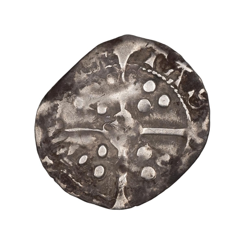 22 - Edward IV silver Penny, second reign (1471-1483), York mint (likely S 2127). Obverse: facing crowned... 