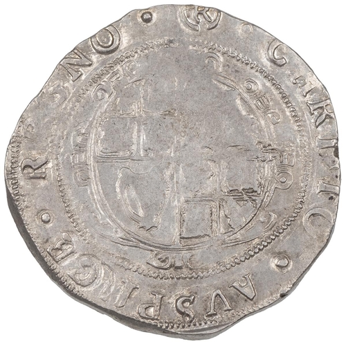 25 - Charles I (1625-1649) silver Halfcrown, Tower under Parliament, group III, (R) mintmark (S 2778, Nor... 