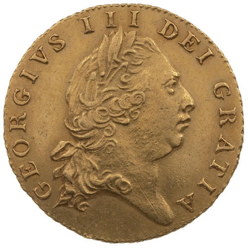 41 - 1803 George III gold Half Guinea (S 3736, EGC 848). Obverse: sixth laureate head, right, 'GEORGIVS I... 