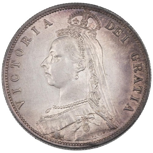 78 - 1887 Victoria silver Halfcrown, Jubilee head (S 3924, ESC 719, Bull 2771). Obverse: Jubilee bust, le... 