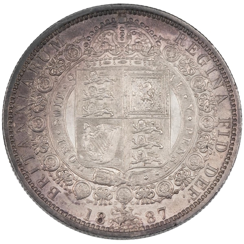 78 - 1887 Victoria silver Halfcrown, Jubilee head (S 3924, ESC 719, Bull 2771). Obverse: Jubilee bust, le... 