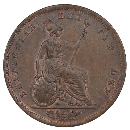 68 - 1826 George IV copper Penny, second issue (S 3823). Obverse: smaller laureate bust, left, date (1826... 