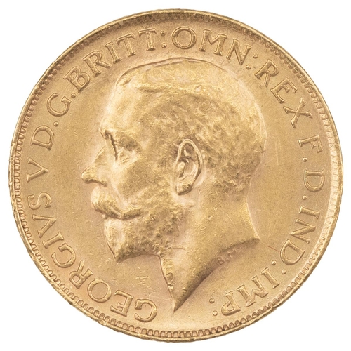 101 - 1927-SA George V gold Sovereign, South Africa (S 4004, Marsh 291). Obverse: bare head, left, 'GEORGI... 