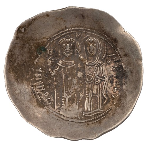 18 - Byzantine Empire, Manuel I Comnenus (1143-1180) electrum Aspron Trachy, Constantinople (Sear 1961?).... 